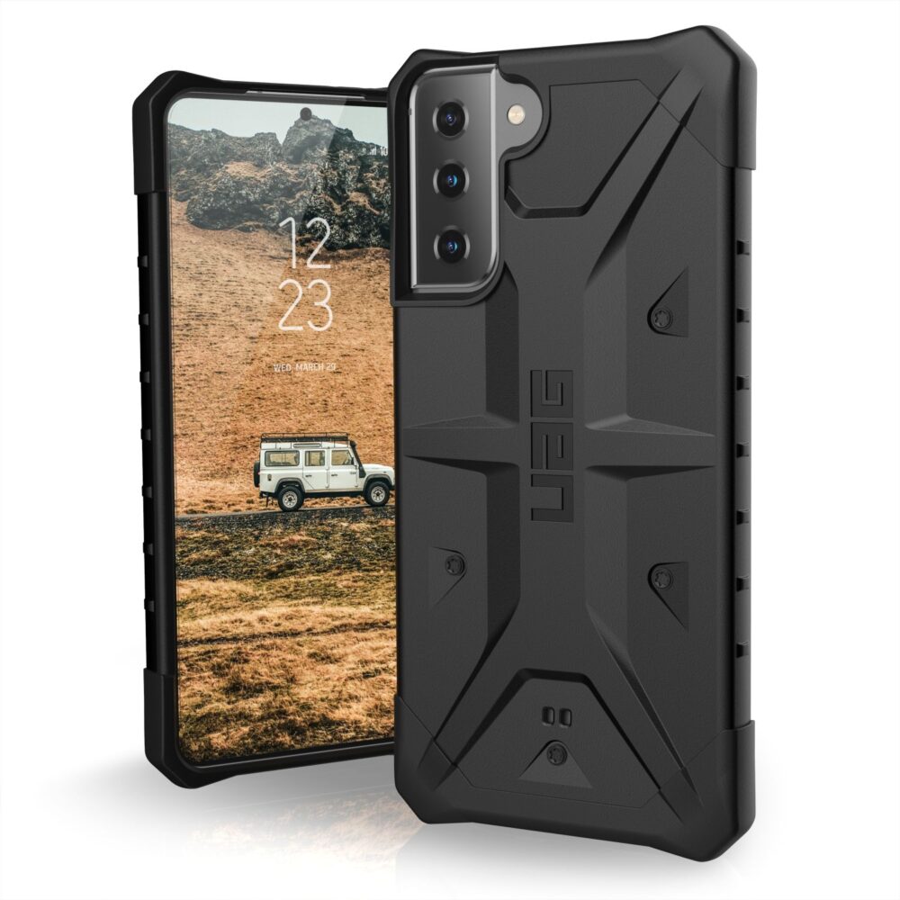 New UAG Pathfinder Black Back Cover Cell Phone Case for the Samsung Galaxy S21+