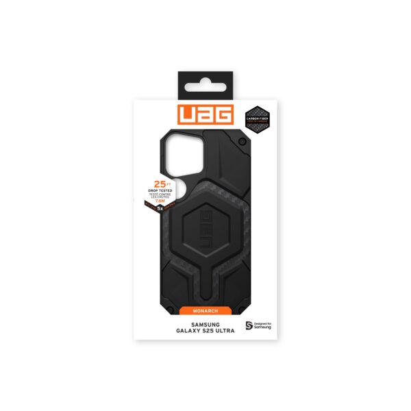 Samsung Galaxy S25 Ultra UAG Case - Monarch Carbon Fibre Cover - Image 10