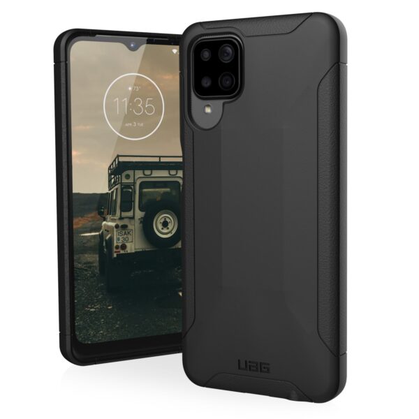 New UAG Scout Black Back Cover Cell Phone Case for the Samsung Galaxy A12