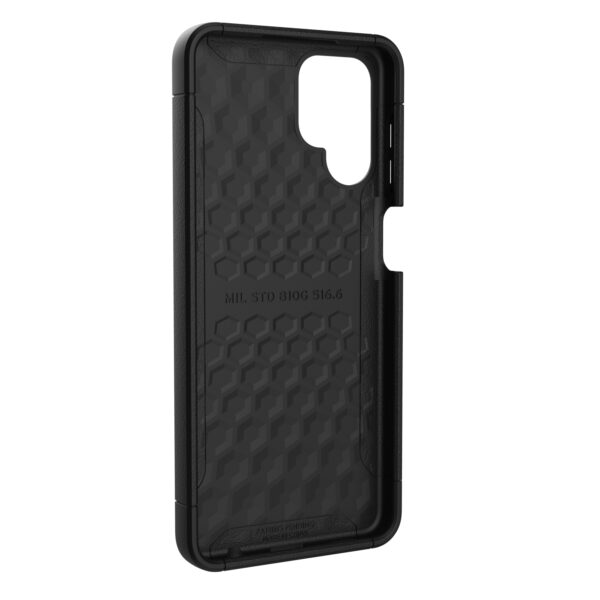 UAG Scout Black Back Cover Cell Phone Case for the Samsung Galaxy A12