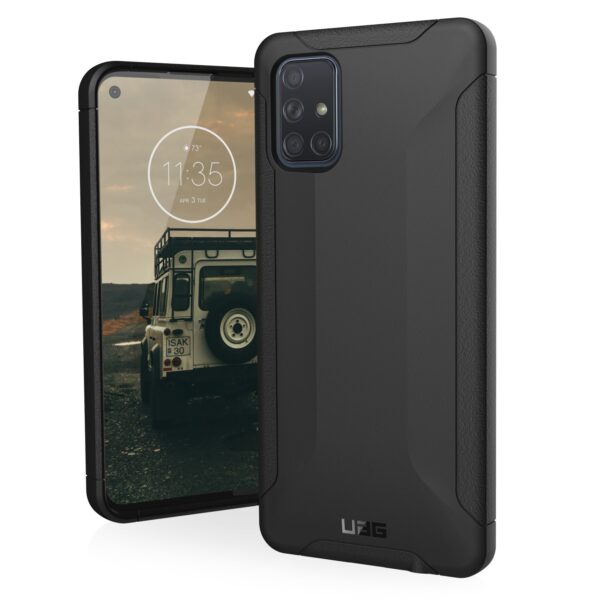New UAG Scout Black Back Cover Cell Phone Case for the Samsung Galaxy A71