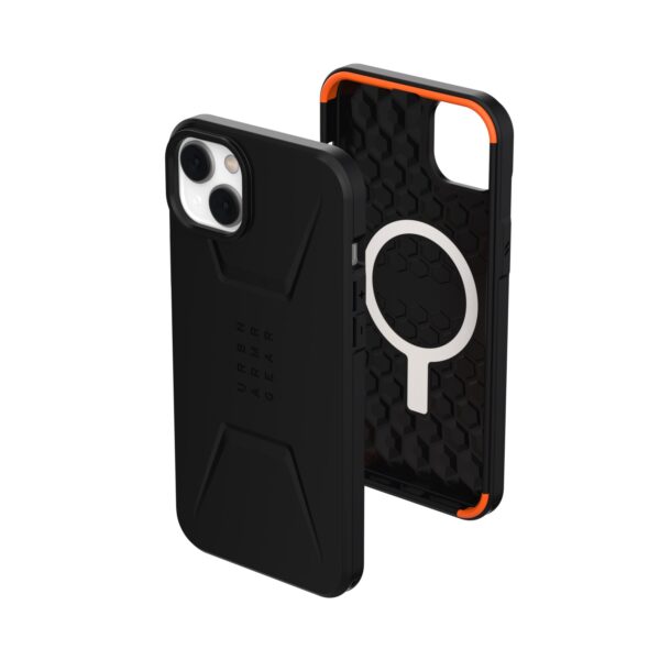 UAG Civilian Magsafe Cell Phone Cover for the Apple iPhone 14 Plus Black