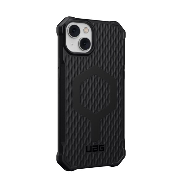 Black UAG Essential Armor Magsafe Cell Phone Case for the Apple iPhone 14 Plus