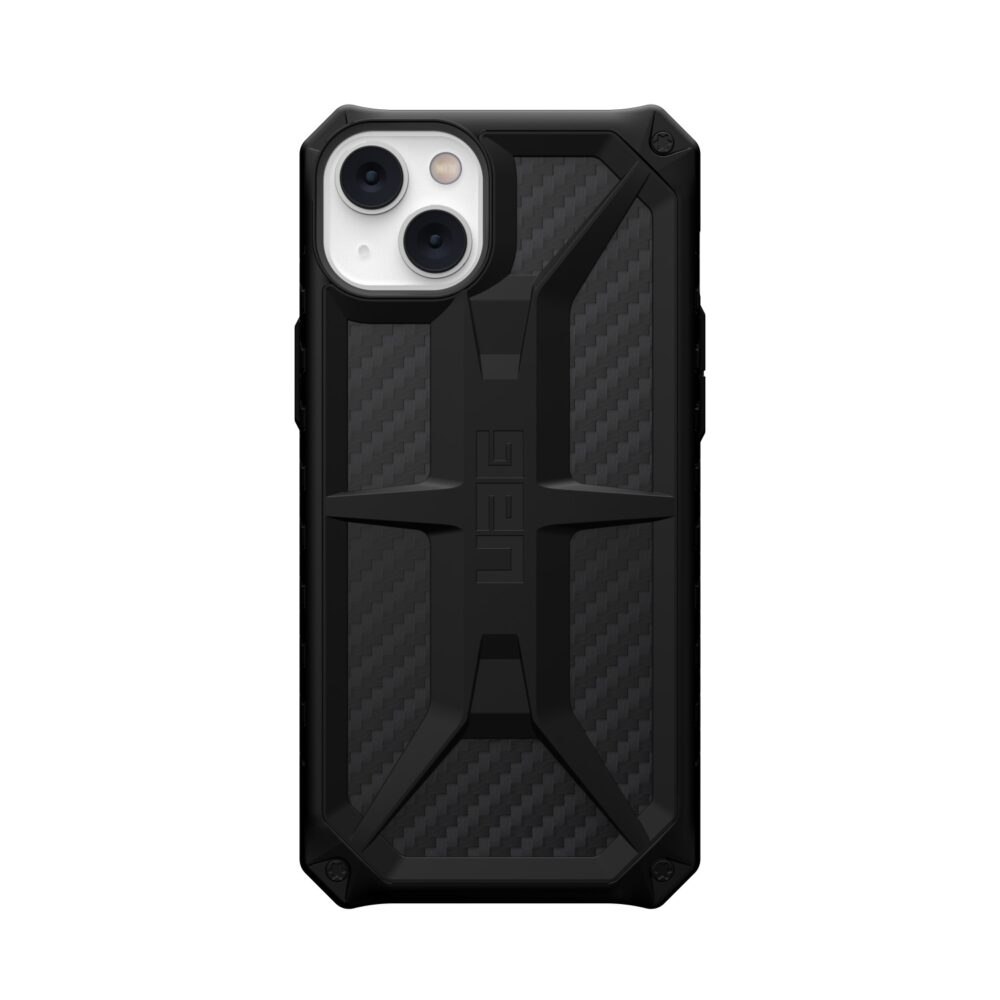 UAG Monarch Cell Phone Case for the Apple iPhone 14 Plus Carbon