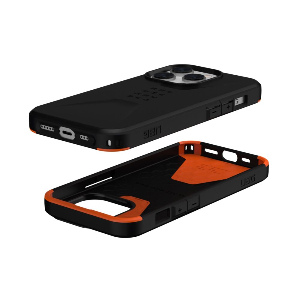 Apple iPhone 14 Pro Black UAG Civilian Cell Phone Case