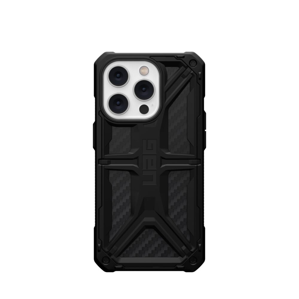 UAG Monarch Cell Phone Case for the Apple iPhone 14 Pro Carbon