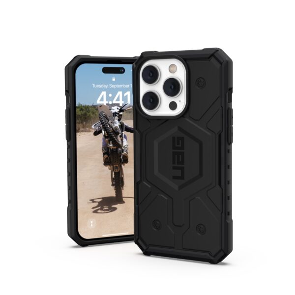 Black UAG Pathfinder Magsafe Cell Phone Case for the Apple iPhone 14 Pro