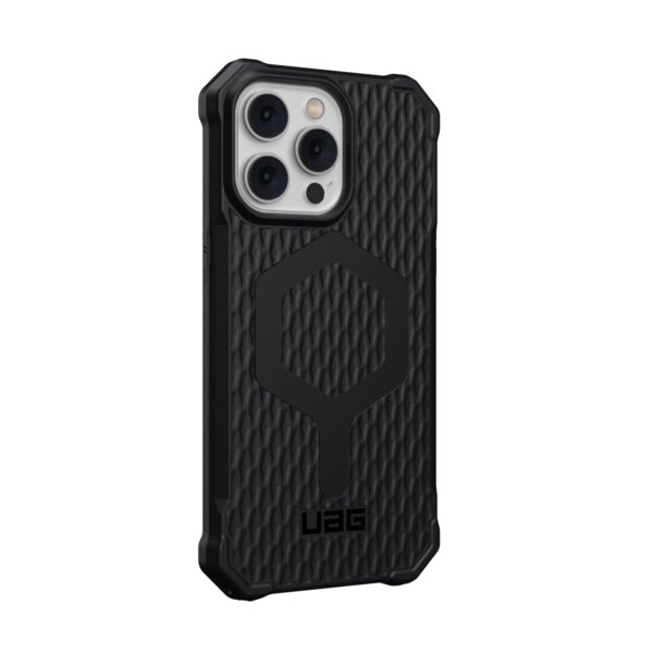 Black UAG Essential Armor Magsafe Cell Phone Case for the Apple iPhone 14 Pro Max