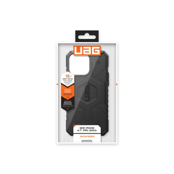 UAG Apple iPhone 15 Pro Max Pathfinder MagSafe Case - Black - Image 4