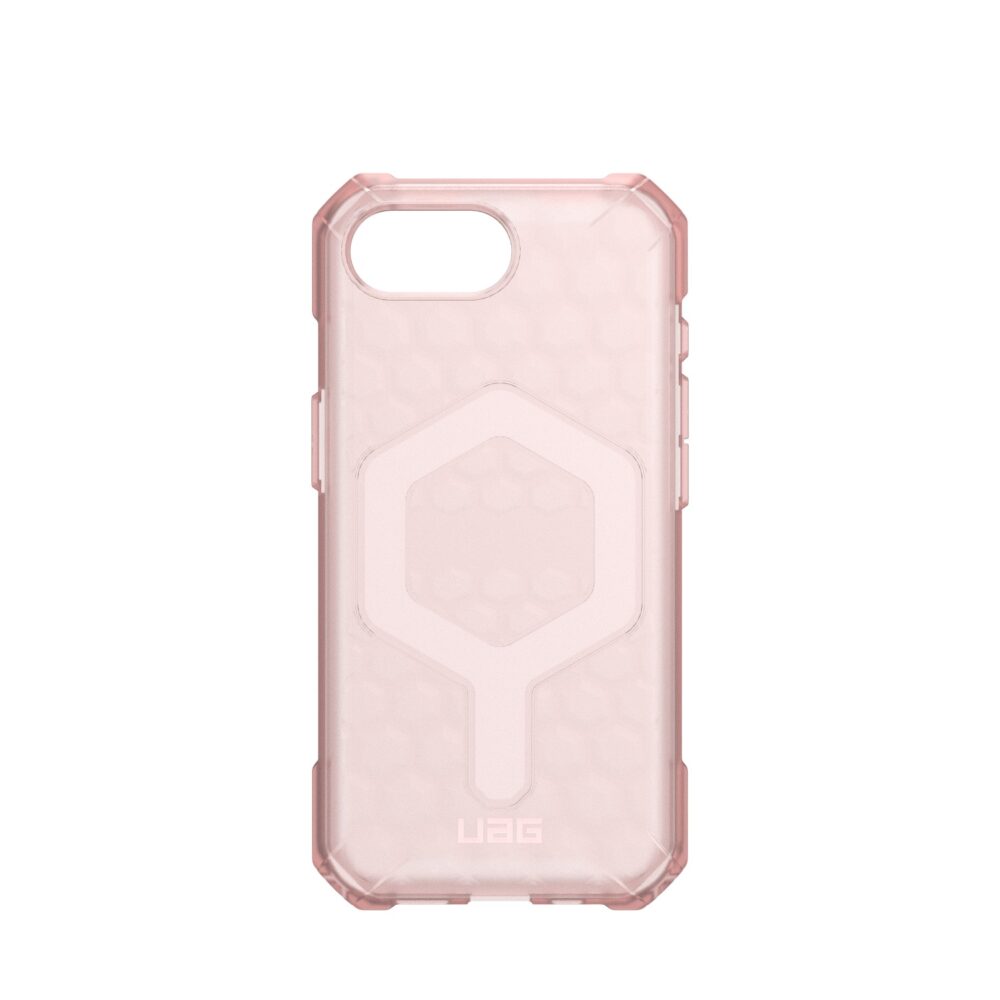 Rear shell of the iPhone 16e UAG rose cover with MagSafe support and rugged styling