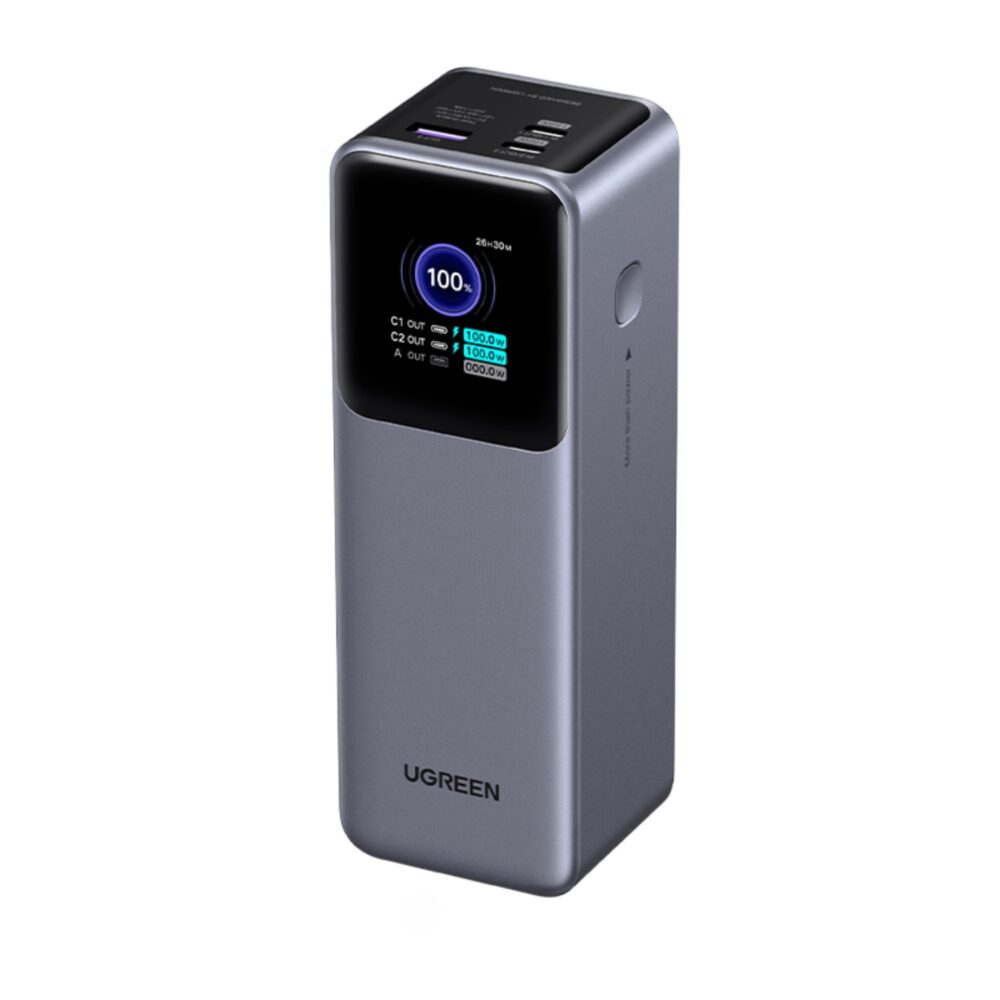 UGREEN 25000mAh Fast Charging PD Power Bank - 200W - Grey