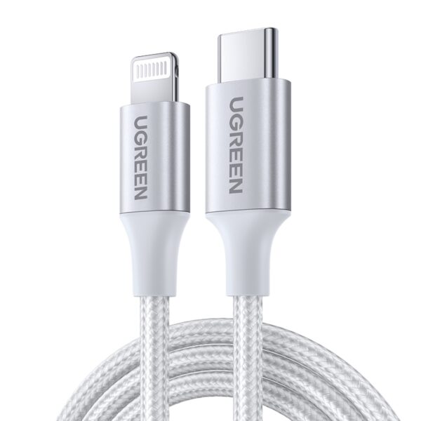 UGREEN MFI To Type-C Cable - Fast Charge 2 Metre White