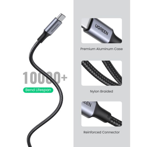 UGREEN 100W Type-C To Type-C Cable - Fast Charge 1 Metre - Image 4