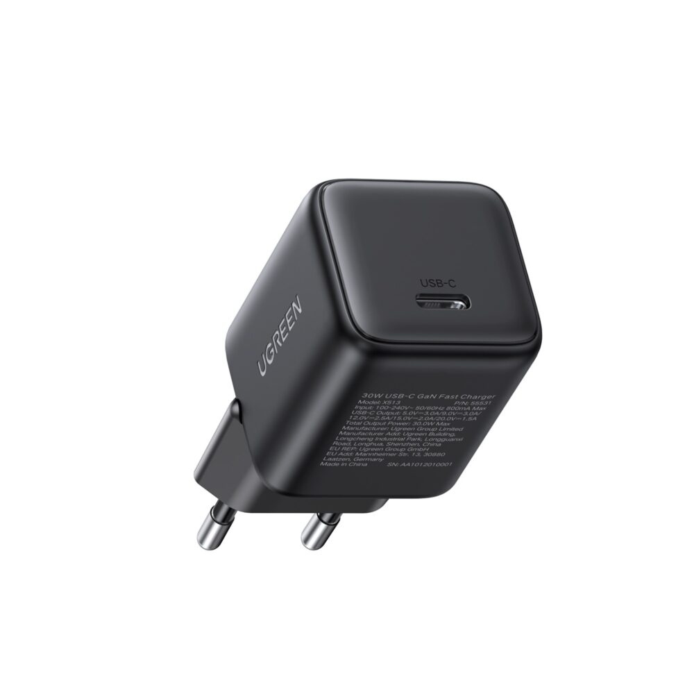 30W UGREEN PD Wall Charger – 1-Port Black
