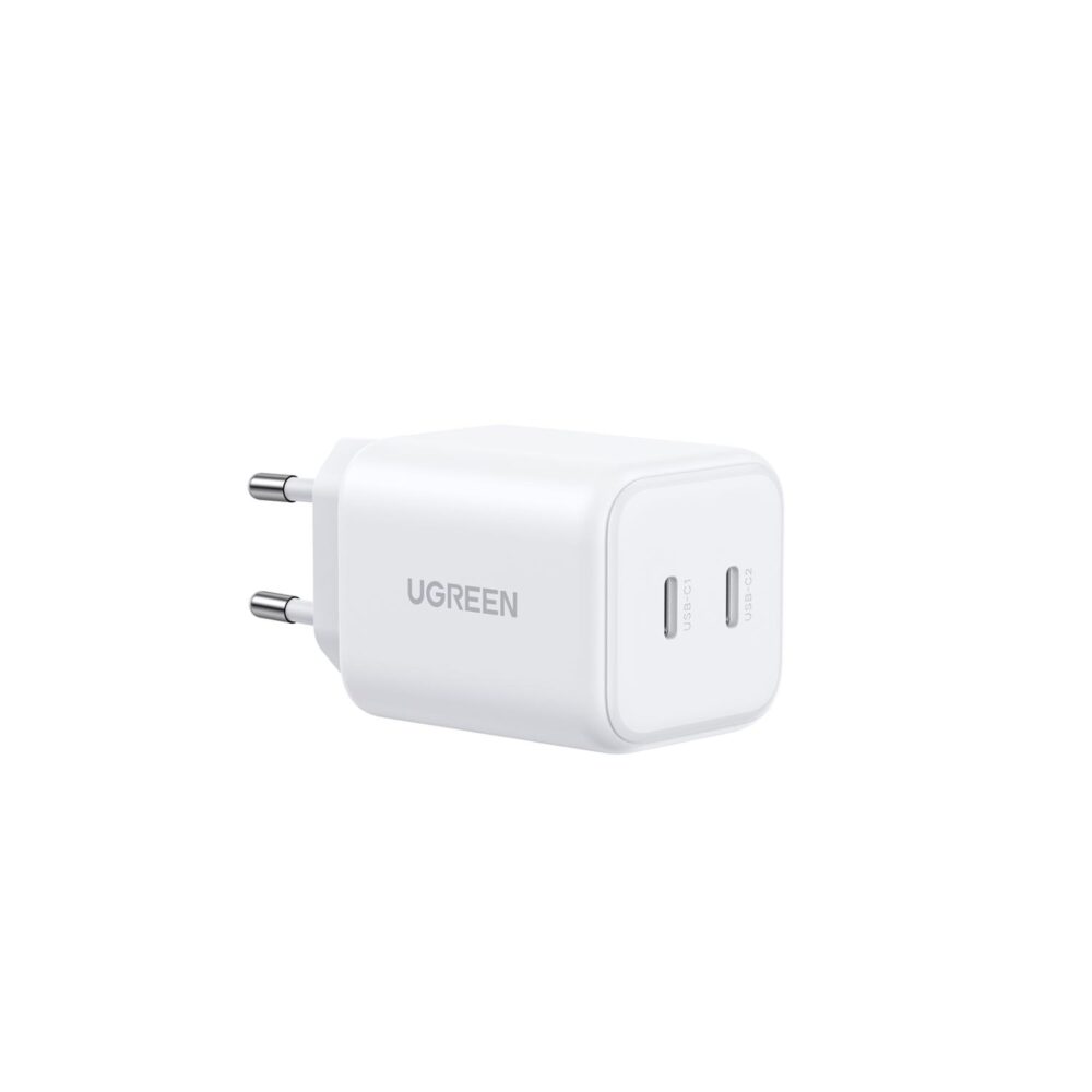45W UGREEN GaN PD Wall Charger - 2 Port White