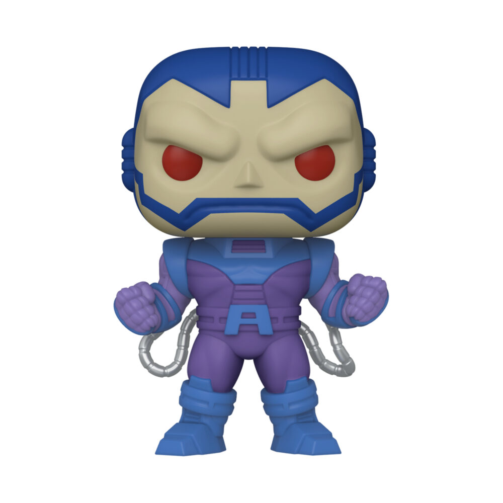 Apocalypse X-Men ’97 Funko Pop bobblehead #1591 wearing blue and purple armour