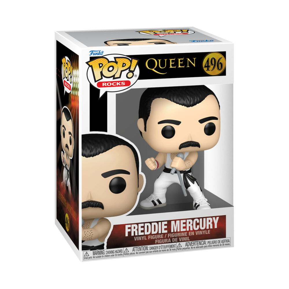 Freddie Mercury - Queen Funko Pop Rocks Figure #496