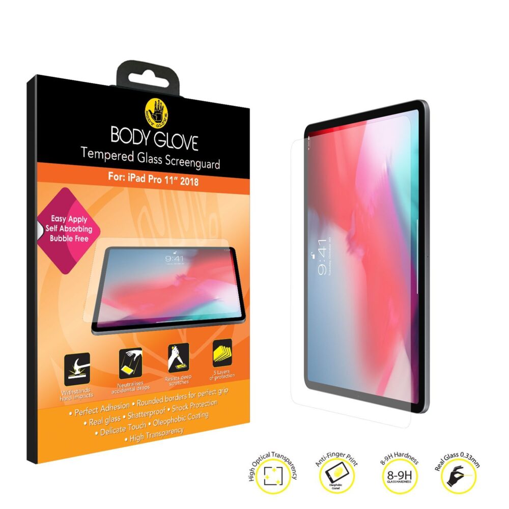 Apple iPad Pro 11 (2021) / iPad Pro 11 (2020) / iPad Pro 11 (2018) / iPad Air(2020) Clear Body Glove Tempered Glass Screen Protector