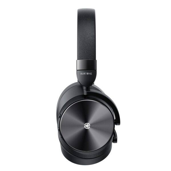 Black Burtone Bold ANC wireless over ear bluetooth headphones