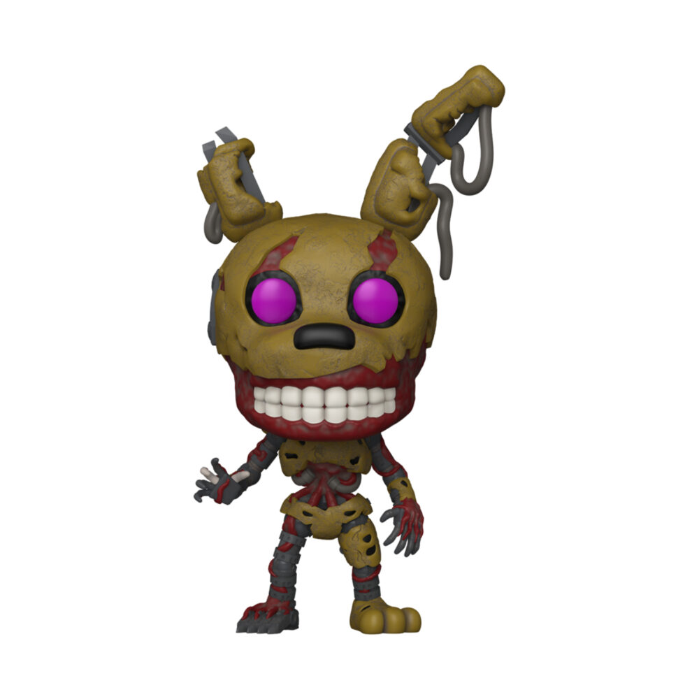 Burntrap Five Nights at Freddy’s Funko Pop figure #1214 with exposed animatronic details and purple eyes