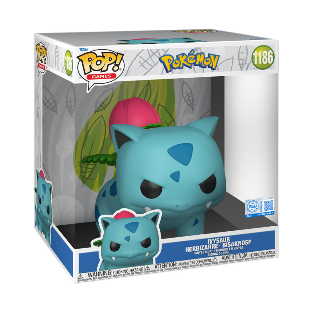 Ivysaur Herbizarre-Bisaknosp - Pokémon Funko Pop Special Edition Figure #1186