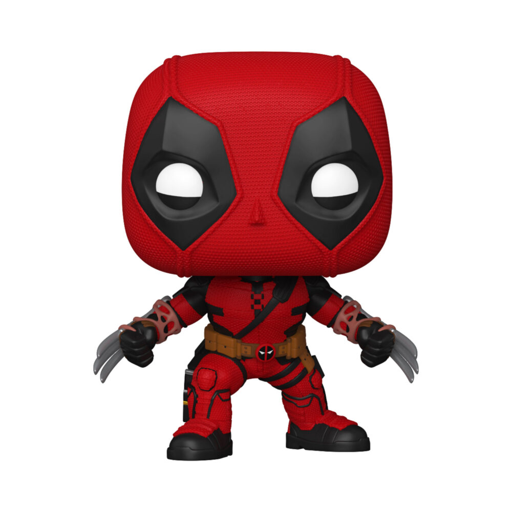 Deadpool With Claws Deadpool & Wolverine Funko Pop bobblehead #1583 with metal claws extended