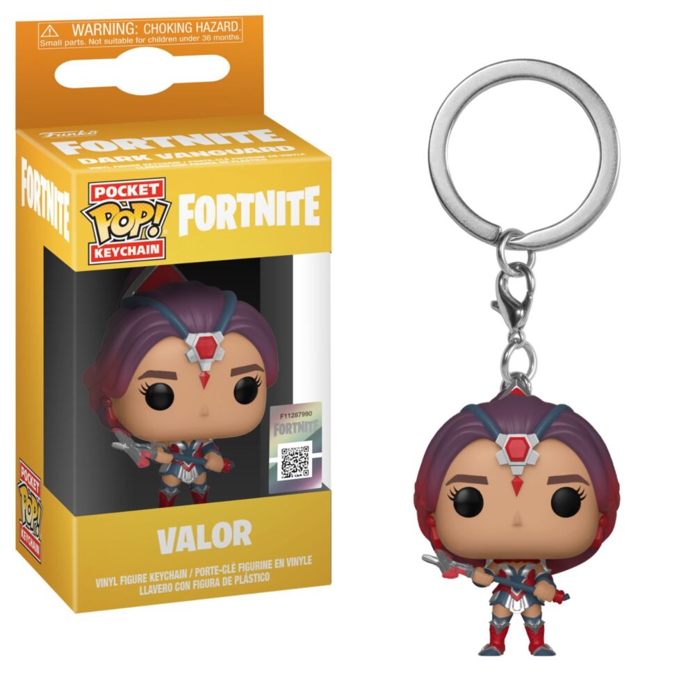 Funko Keychain Games Collectible featuring Valor from Fortnite