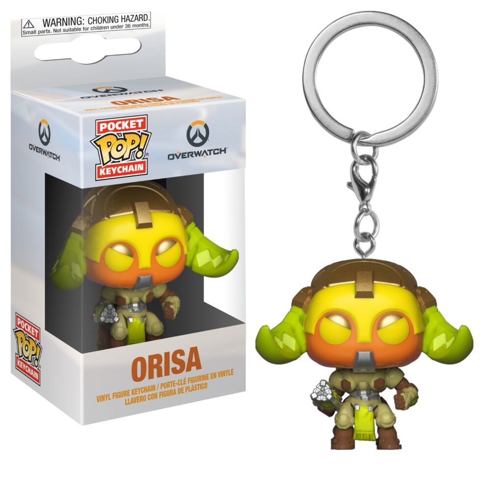 Funko Keychain Games Collectible featuring Orisa from Overwatch