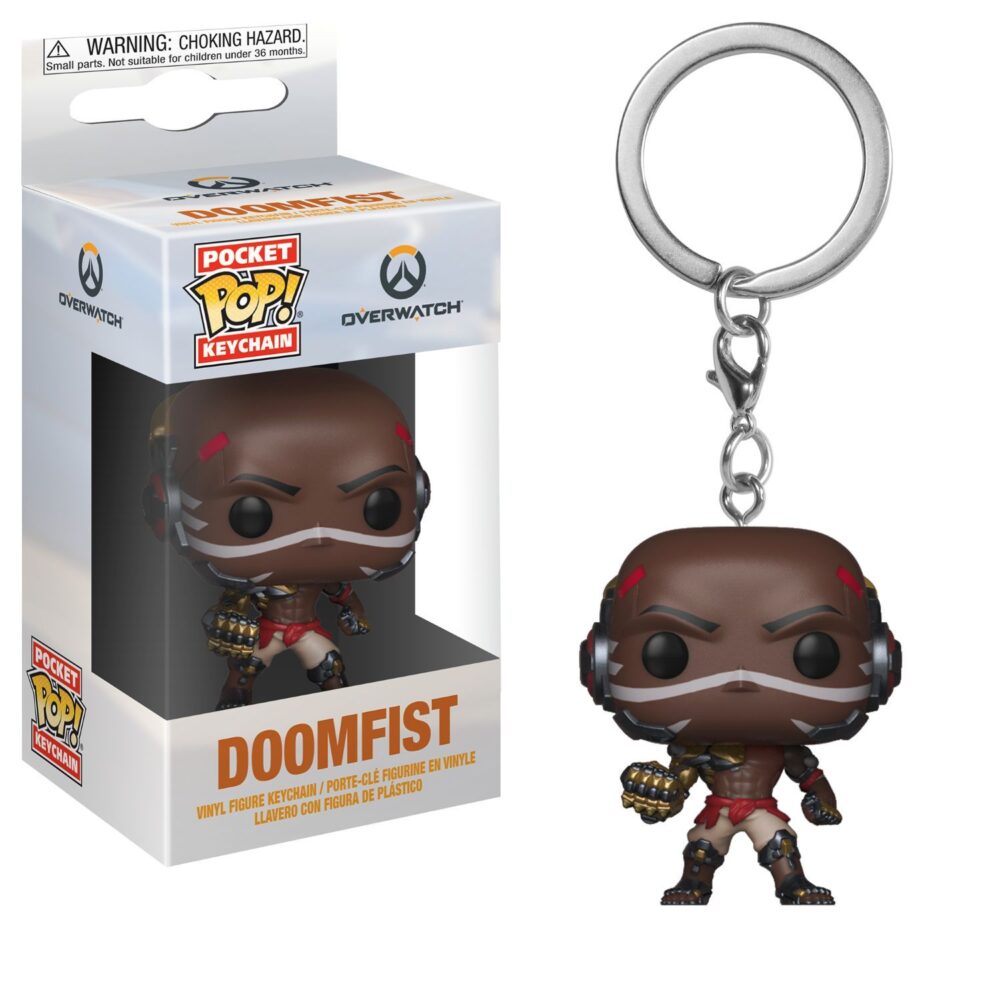 Funko Keychain Games Collectible featuring Doomfist from Overwatch