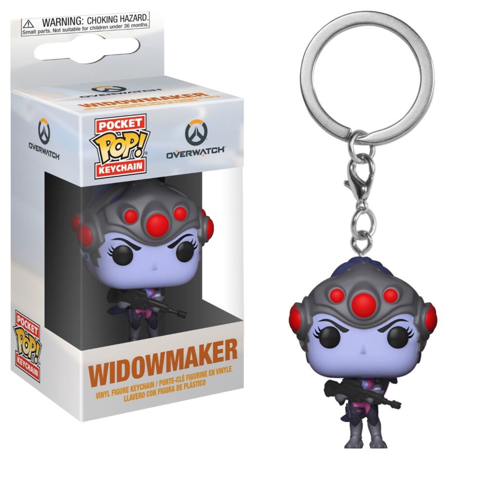 Funko Keychain Games Collectible featuring Widowmaker from Overwatch