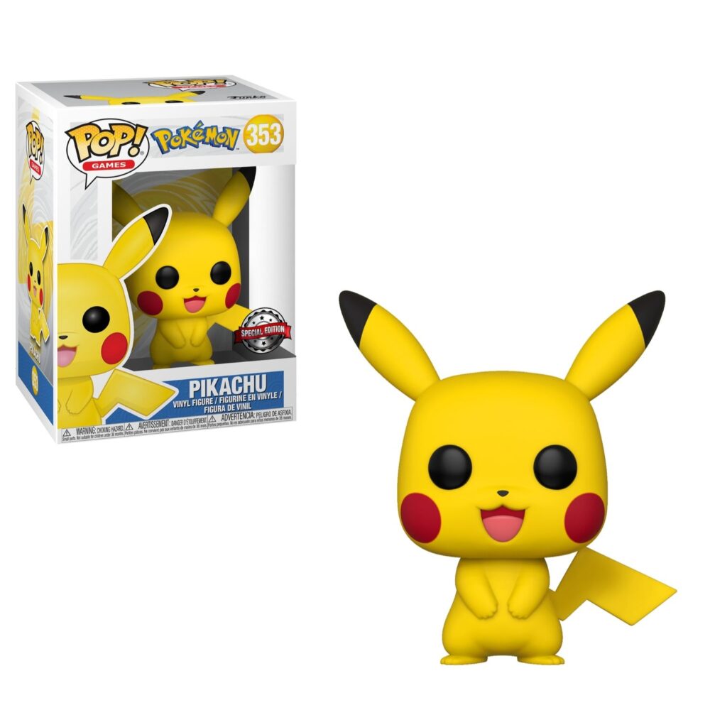 Funko POP Vinyl Figure Special Edition Games Collectible featuring Pikachu from Pokemon
