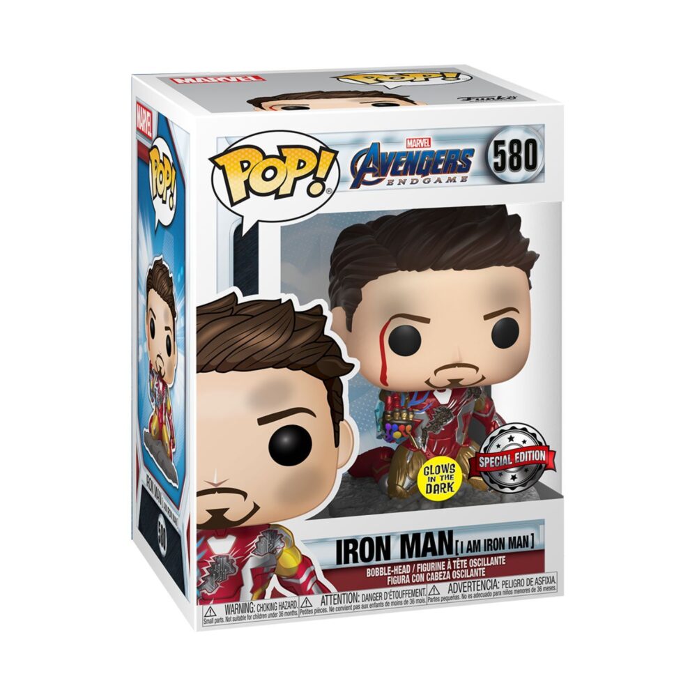Capture the most epic moment from Avengers: Endgame for your collection with Funko! This Special Edition Iron Man Pop! features the signature Funko style fans have come to know and love.
