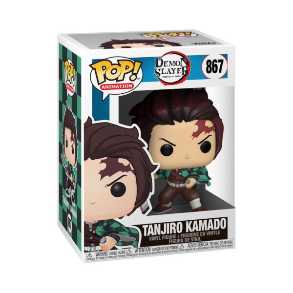 Funko POP Animation Collectible featuring Tanjiro Kamado from Demon Slayer