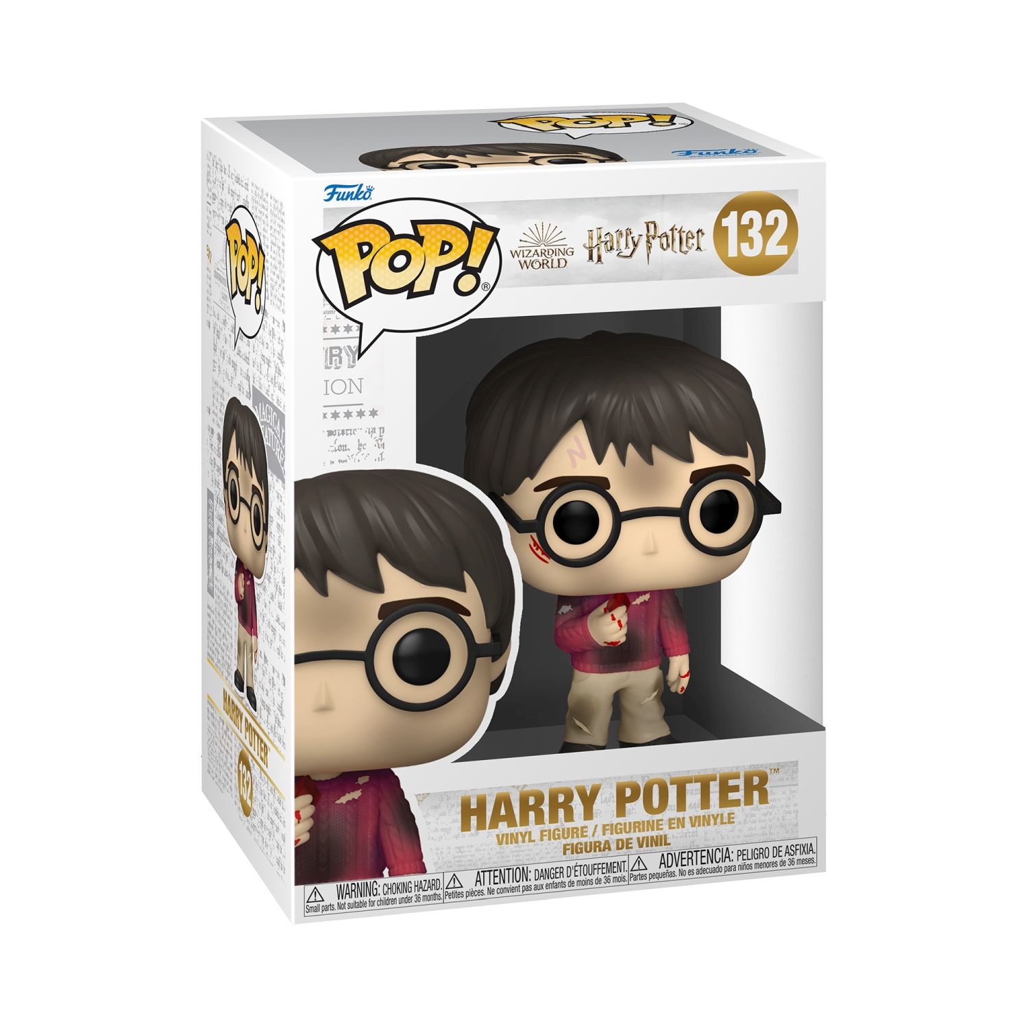 Funko POP Movies Collectible featuring Harry Potter With The Stone from Harry Potter Wizarding World