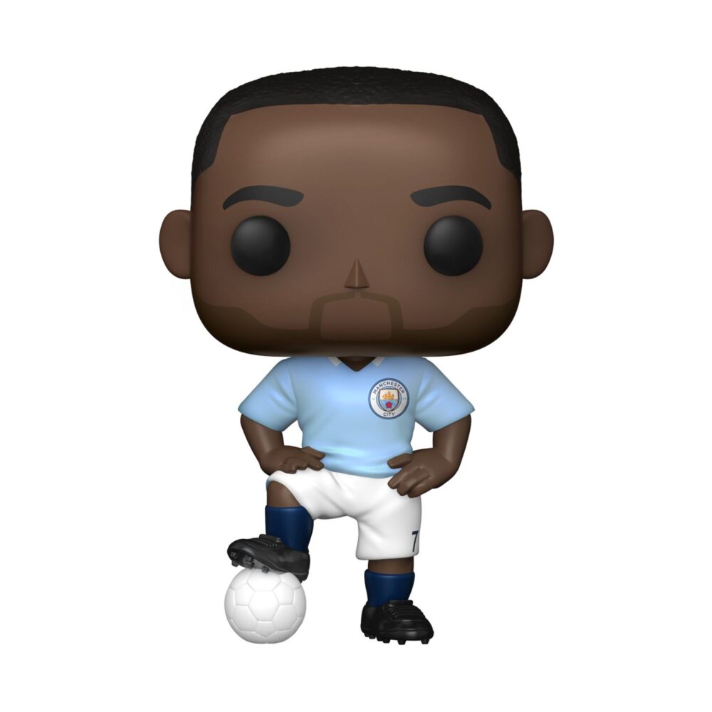 Funko POP Manchester City Football Collectible featuring Raheem Sterling