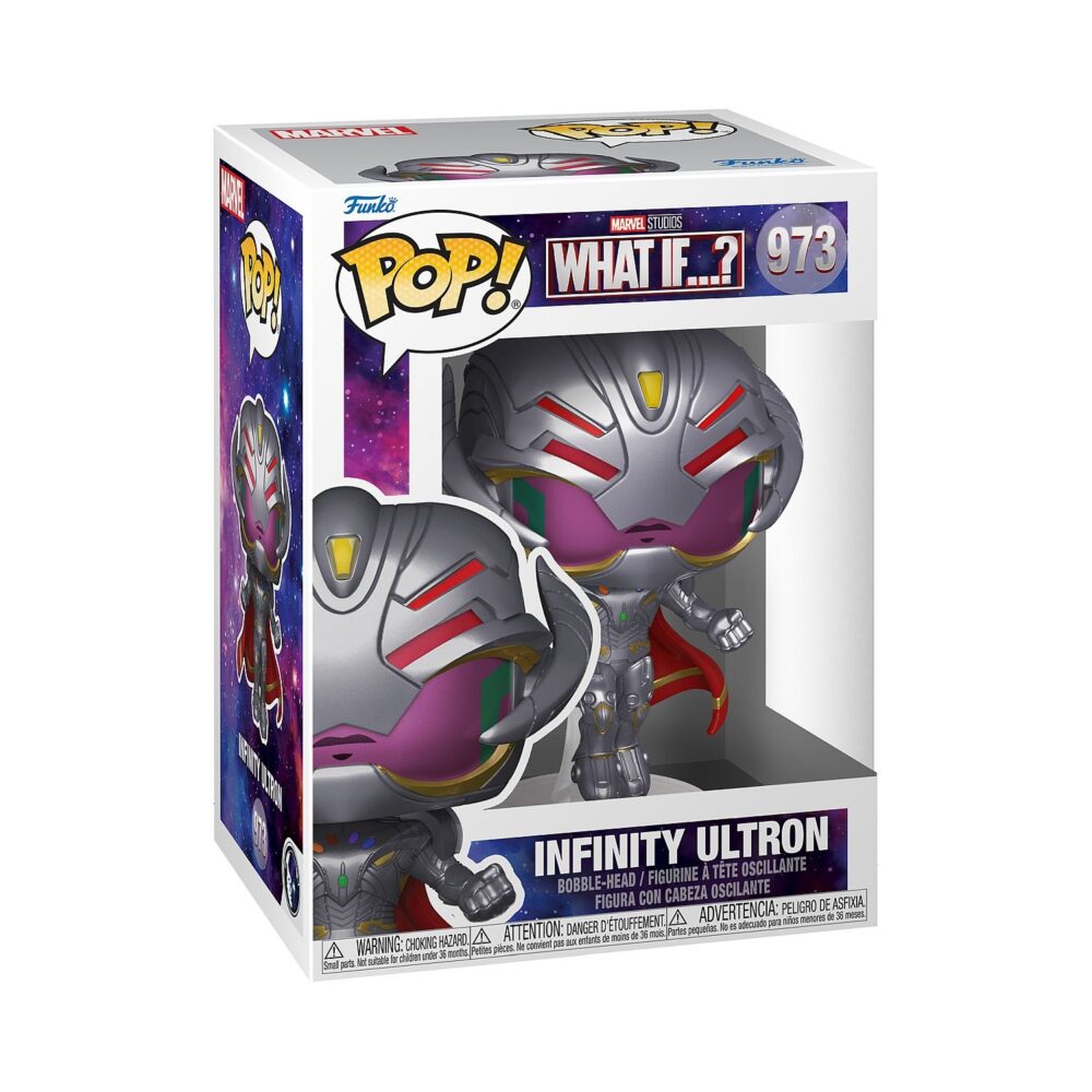 Funko POP Marvel Bobble Head Collectible featuring Infinity Ultron from What If