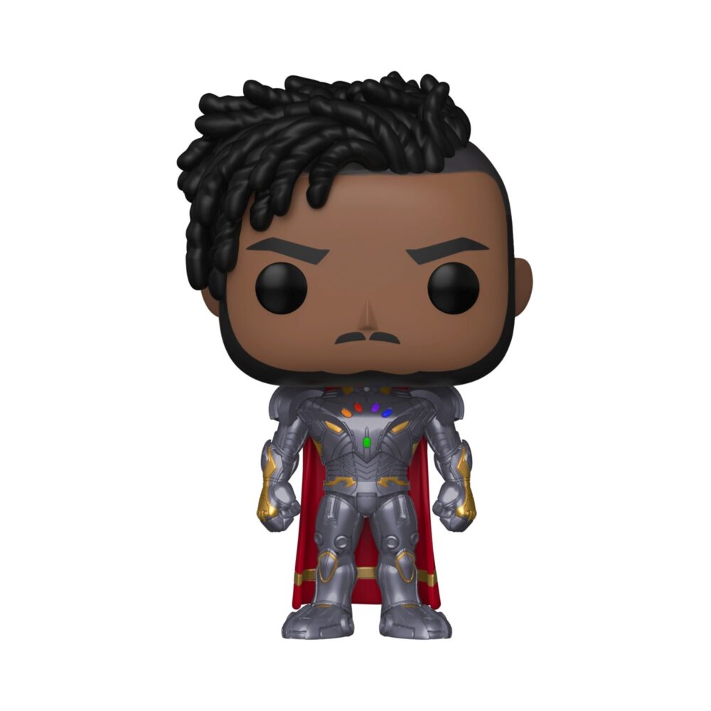 Funko POP Marvel What If Bobble Head Collectible featuring Infinity Killmonger