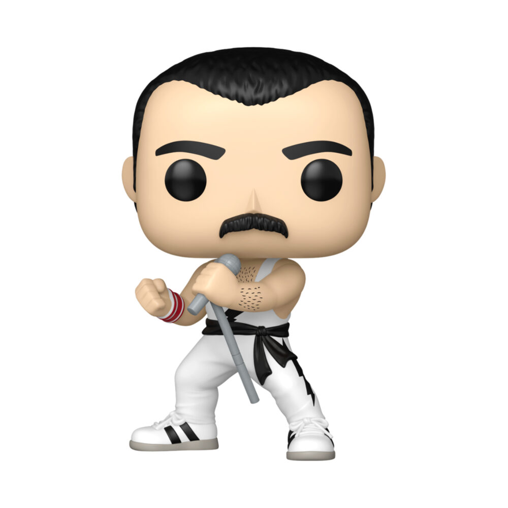 Freddie Mercury Queen Funko Pop #496 vinyl figure holding a microphone