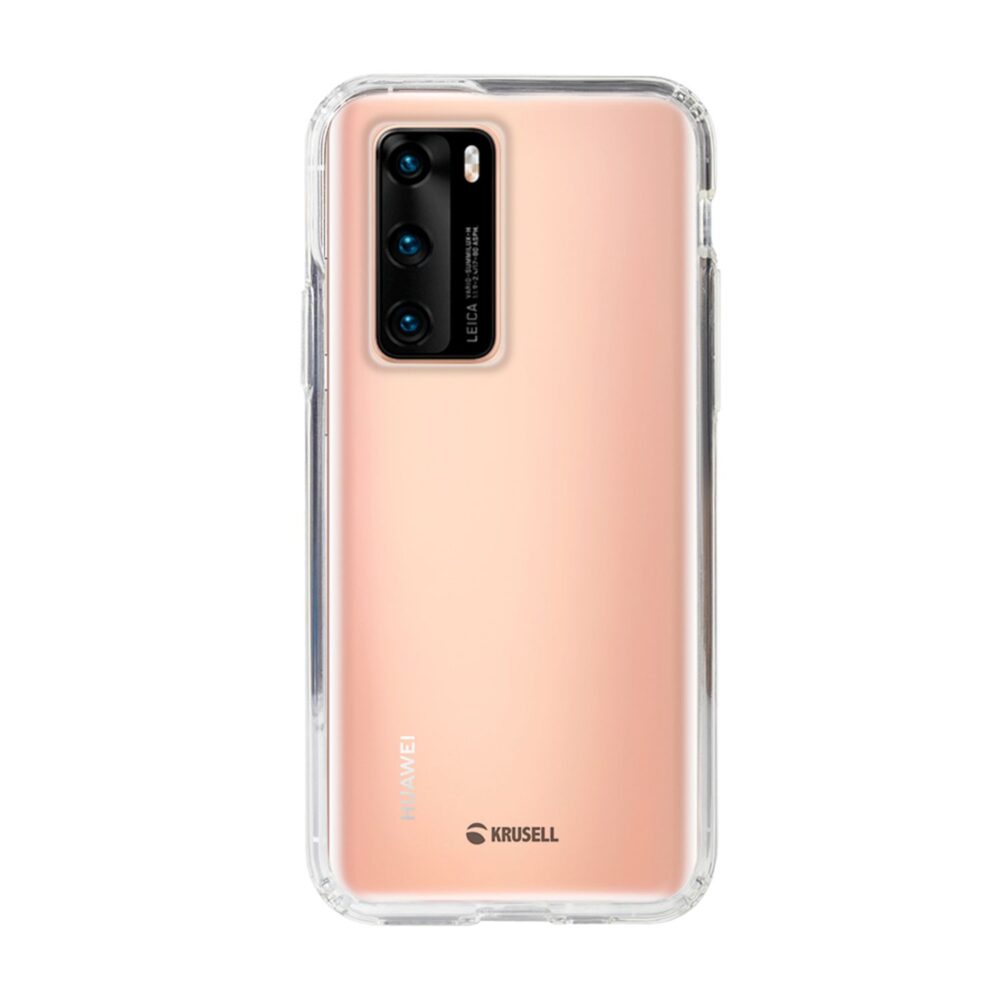 Krusell Kivik Cell Phone Case for the Huawei P40 Clear