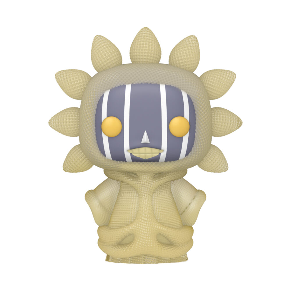 Mayuri Kurotsuchi Bleach Funko Pop #2398 vinyl figure wearing a pale yellow textured outfit