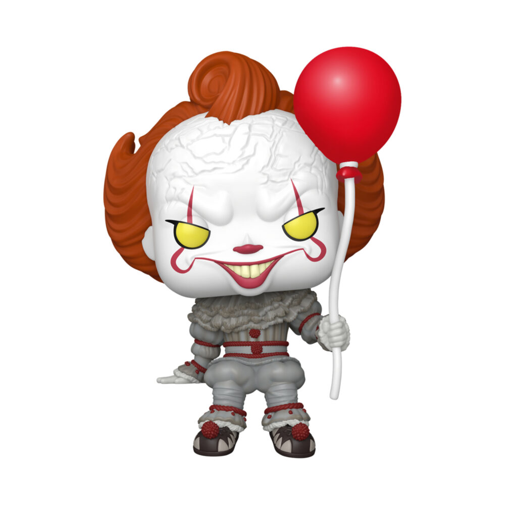 Pennywise IT Chapter One Shelf Sitter Funko Pop #2030 holding a red balloon