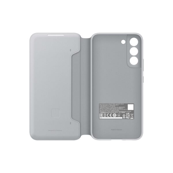 Grey Samsung Smart LED View Cell Phone Cover for the Samsung Galaxy S22+ 5G