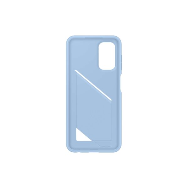 Blue Samsung Card Slot Cell Phone Cover for the Samsung Galaxy A13 4G