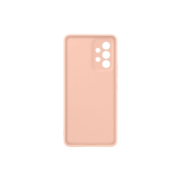 Peach Samsung Silicone Cover for the Samsung Galaxy A53 5G