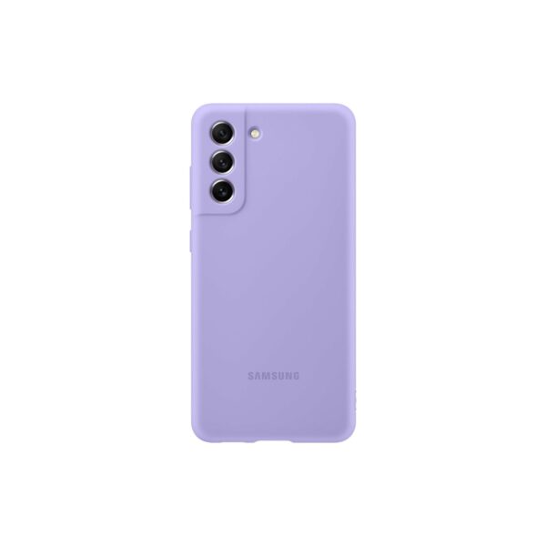 Samsung Silicone Cell Phone Cover for the Samsung Galaxy S21 FE Lavender