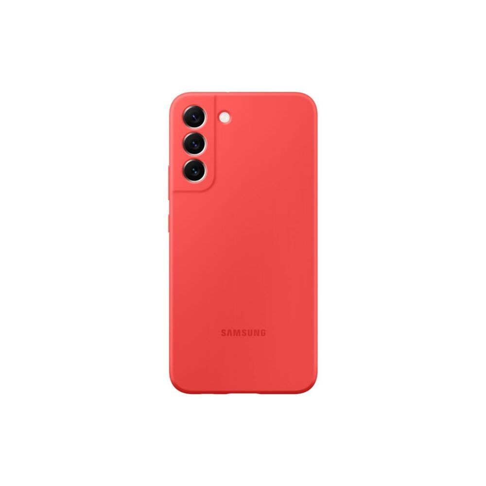 Samsung Silicone Cover for the Samsung Galaxy S22+ 5G Red