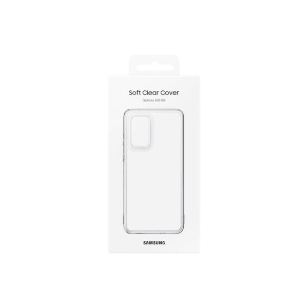 Clear Samsung Soft Clear Cell Phone Cover for the Samsung Galaxy A33 5G