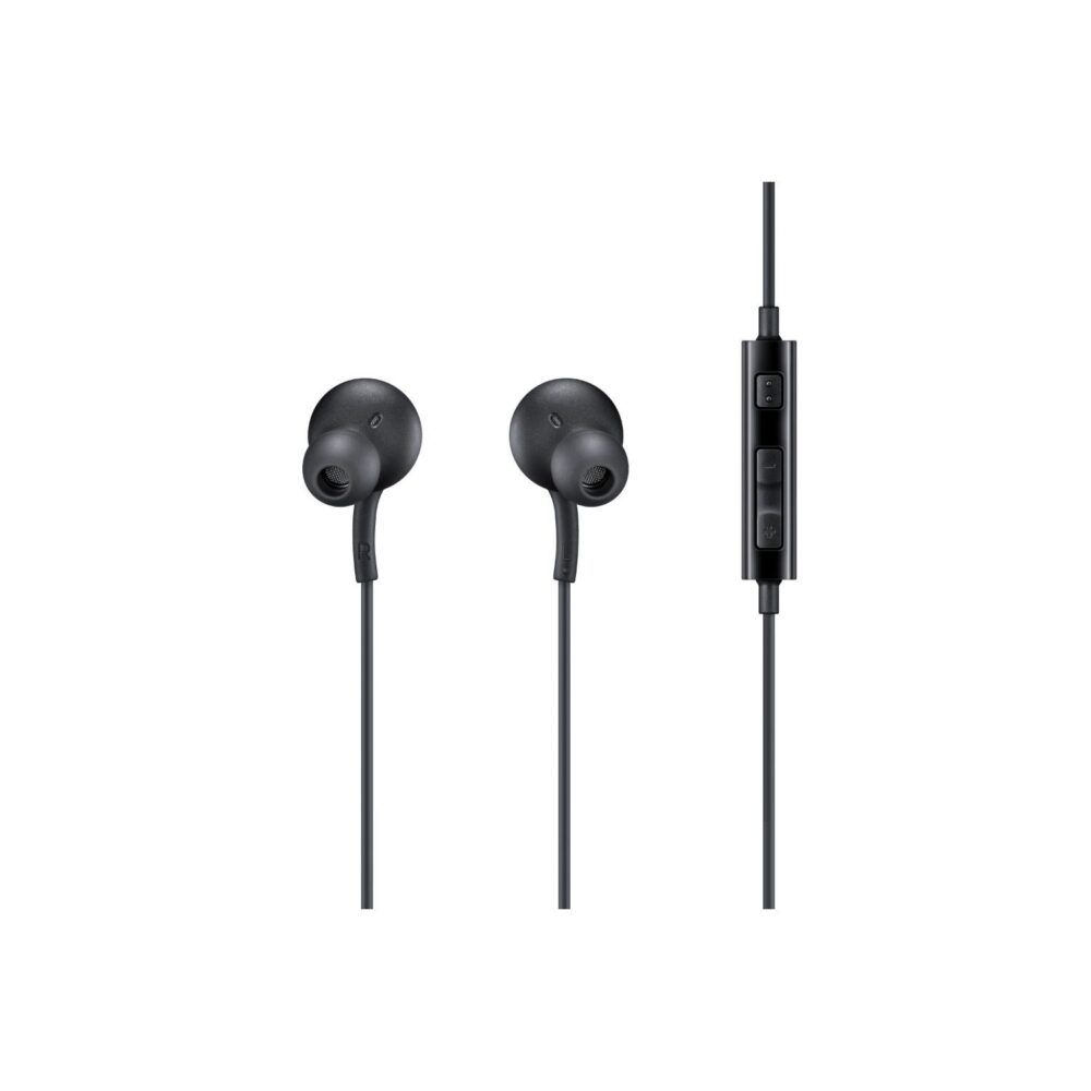 Universal Samsung 3.5mm Aux Audio In Ear Stereo Earphones With Microphone Black