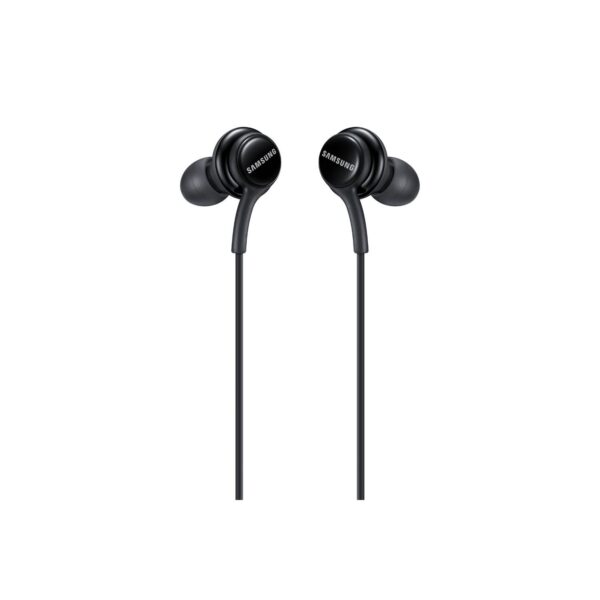 Black Universal Samsung 3.5mm Aux Audio In Ear Stereo Earphones With Microphone