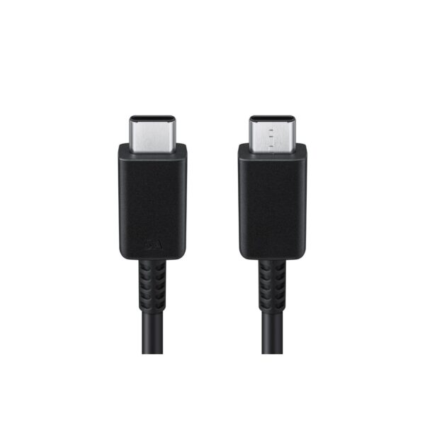 Black 1 Meter Samsung 100W Type C to Type C Fast Charge Charge and Sync Cable